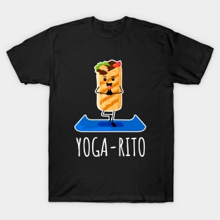 Yoga-Rito Funny Burrito Doing Yoga T-Shirt